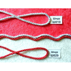 Декоративный шнур Limil № 10 серебристый - изображение 2 - интернет-магазин tricolor.com.ua